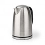 Bouilloire électrique | 1.7 l | Acier | Argent / Noir | Rotatif à 360 degrés | Élément chauffant dissimulé | Contrôleur Strix® |