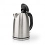 Bouilloire électrique | 1.7 l | Acier | Argent / Noir | Rotatif à 360 degrés | Élément chauffant dissimulé | Contrôleur Strix® |