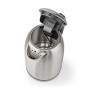 Bouilloire électrique | 1.7 l | Acier | Argent / Noir | Rotatif à 360 degrés | Élément chauffant dissimulé | Contrôleur Strix® |