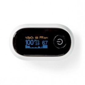 Oxymètre de Pouls | Bluetooth | Écran OLED | Alarme auditive / Capteur de haute précision / Fréquence du pouls / Indice de perfu