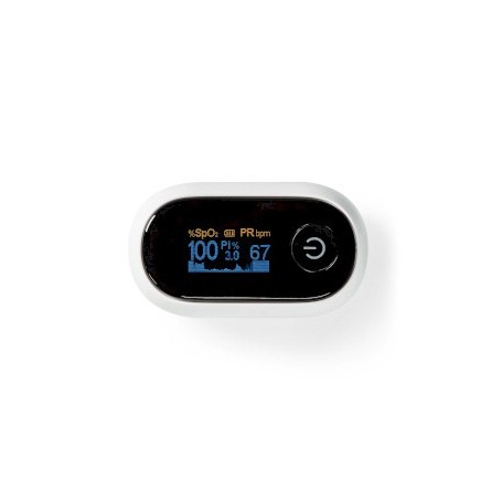 Oxymètre de Pouls | Bluetooth | Écran OLED | Alarme auditive / Capteur de haute précision / Fréquence du pouls / Indice de perfu