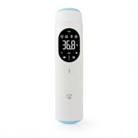 Thermomètre Infrarouge | Affichage LED | Front / Oreille | Blanc