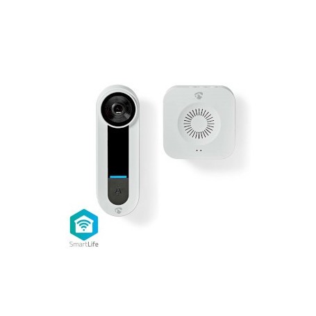 Vidéophone SmartLife | Wi-Fi | Alimentation secteur | 1536x1536 | microSD (non inclus) / Onvif / Stockage dans le Cloud (faculta