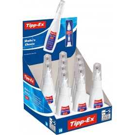 Lot de 10 : Tipp-Ex Correcteur liquide 'Shake'n Choose', présentoir