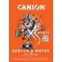 CANSON Bloc de dessin XS'MART SKETCH & NOTES, A4