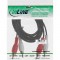 Câble Cinch, InLine®, 2x Cinch mâle/mâle 2m