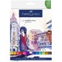 FABER-CASTELL Marqueur aquarelle GOLDFABER, étui de 24