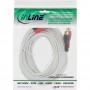 Câble InLine® RCA 2x RCA mâle / mâle plaqué or 10m