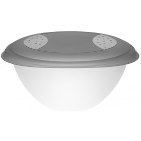 keeeper Saladier 'sandra', avec couvercle, 6,0 litres, gris