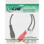 Cinch-Y-Câble, InLine®, 1x Cinch mâle à 2x Cinch Bu, 20cm