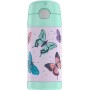 THERMOS Gourde isotherme FUNTAINER Straw Bottle, papillons
