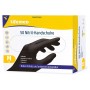 Lifemed Gant en nitrile, noir, sans poudre, taille L