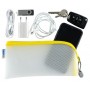 HERMA Pochette à fermeture à zip 'Mesh Bags', A5, noir