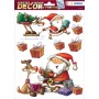 HERMA Image de Noël pour fenêtre 'Joyeux Père Noël'