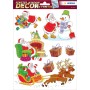 HERMA Image de Noël pour fenêtre 'Joyeux Père Noël'