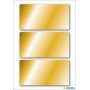 HERMA Sticker de Noël, rectangulaire, 34 x 67 mm, or