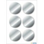 HERMA Sticker de Noël, rectangulaire, 34 x 67 mm, argent