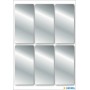 HERMA Sticker de Noël, rectangulaire, 34 x 67 mm, argent