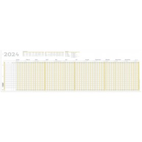 RNK Verlag Urlaubsplaner 2024, (B)1.000 x (H)297 mm, gefalzt