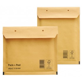 MAILmedia Pochettes d'expédition matelassées, typ 12/B, brun