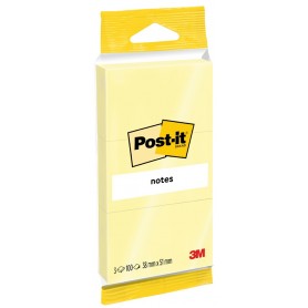Post-it Bloc-note adhésif, 76 x 76 mm, jaune, en blister