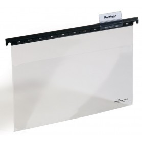 Lot de 25 : DURABLE Dossier suspendu, A4, onglet 60 mm, transparent