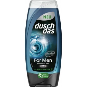 duschdas Gel douche & shampooing 3en1 pour homme, 250 ml