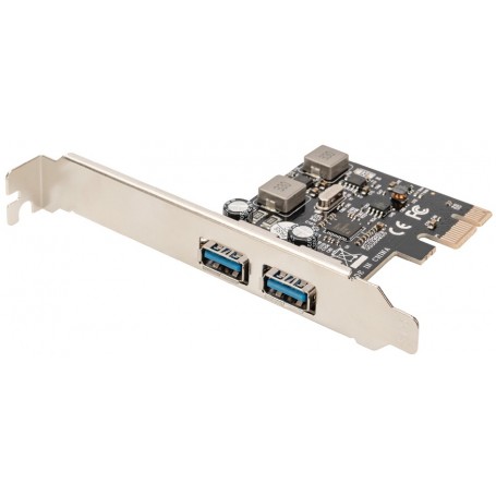 DIGITUS Carte d'extension PCI Express USB 3.0, 2 ports