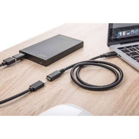 DIGITUS Rallonge USB 2.0, 1,5 m, noir