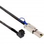 Câble InLine® Mini SAS HD SFF-8643 coudé vers SFF-8088 0,5 m