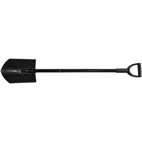 BRÜDER MANNESMANN Bêche en métal, longueur: 1.180 mm, noir