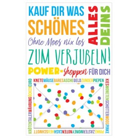 SUSY CARD Geldschein-Grußkarte 'Sprüche 2'