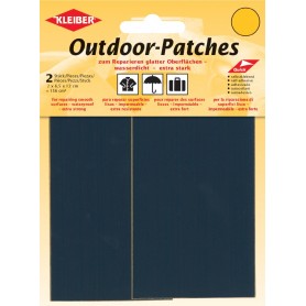 KLEIBER Patch d'extérieur, autocollant, 65 x 120 mm, jaune