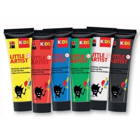 Marabu KiDS Gouache pour enfant Little Artist, 75 ml, set
