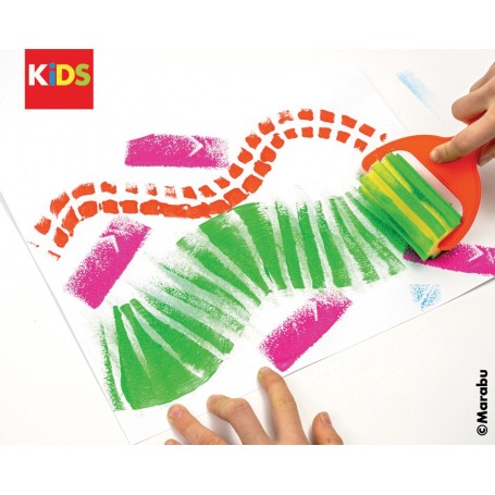 Marabu KiDS Set de rouleaux de peinture Little Artist