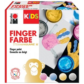 Marabu KiDS Gouache aux doigts 'Brillance d'étoile', 100 ml