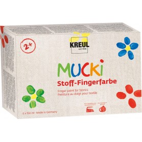 KREUL Gouache aux doigts pour textiles 'MUCKI', 150 ml