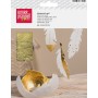 KNORR prandell Métal en feuille, 140 x 140 mm, or