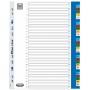 Oxford Intercalaires en plastique, chiffres, A4, en couleur