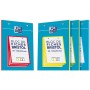Lot de 10 : Oxford Bloc de fiches bristol, A5, quadrillé, blanc