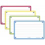 Oxford Fiches bristol FLASH 2.0, A7, bord de couleur
