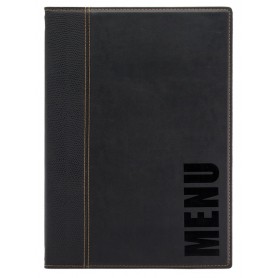 Securit Protège-menus TRENDY, A5, brun clair