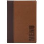 Securit Protège-menus TRENDY, A5, brun clair