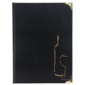 Securit Carte de boissons BASIC, A4, noir
