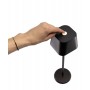 Securit Lampe de table à LED sans fil GEORGINA, noir