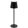 Securit Lampe de table à LED sans fil FELINE, noir