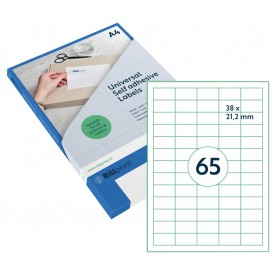 rillprint Etiquette universelle, 210 x 297 mm, blanc