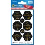 AVERY Zweckform ZDesign Weihnachts-Sticker 'Gruß' braun/gold