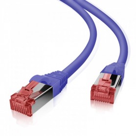 Helos Patch Cable S / FTP Cat 6 violet 0,25 m