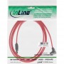 Câble de raccordement SATA, InLine®, avec languette de sécurité, 0,7m